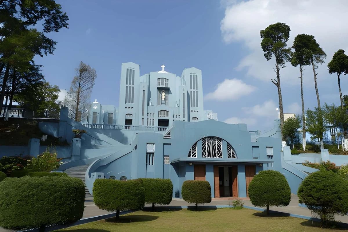 View of front View of Top View of Cathedral of Mary Help of Christians