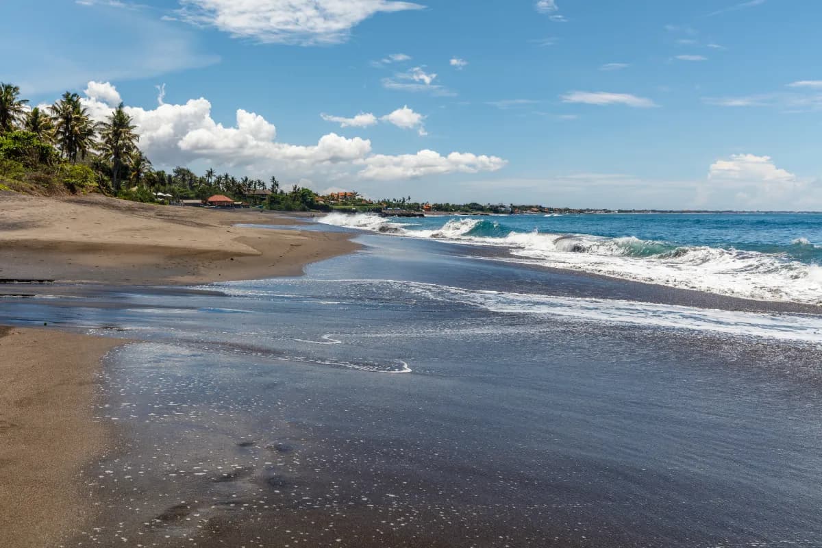 View of Pantai Seseh (Seseh beach) in Bali