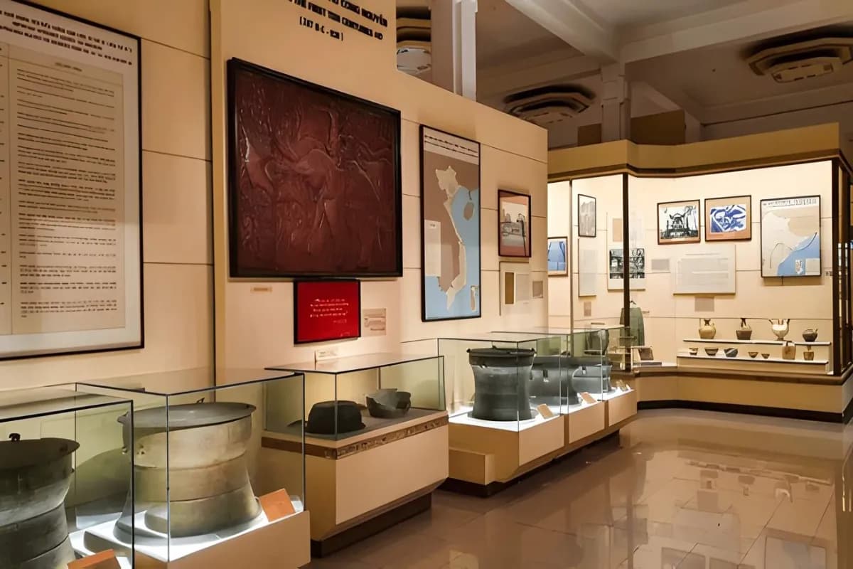 Ancient Antiquities Exhibition InSide National Museum of Vietnamese History