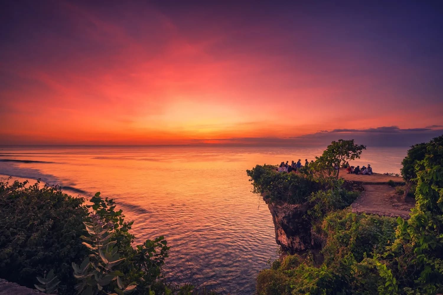 Sunset in Kuta Beach, Bali