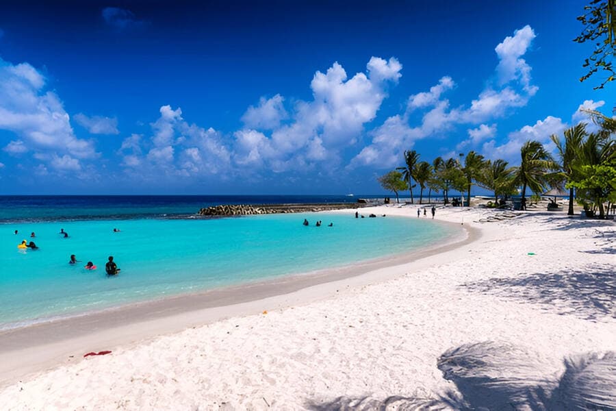 Artificial Beach Maldives