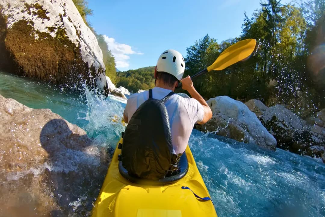 Kayaking in Natural Pools