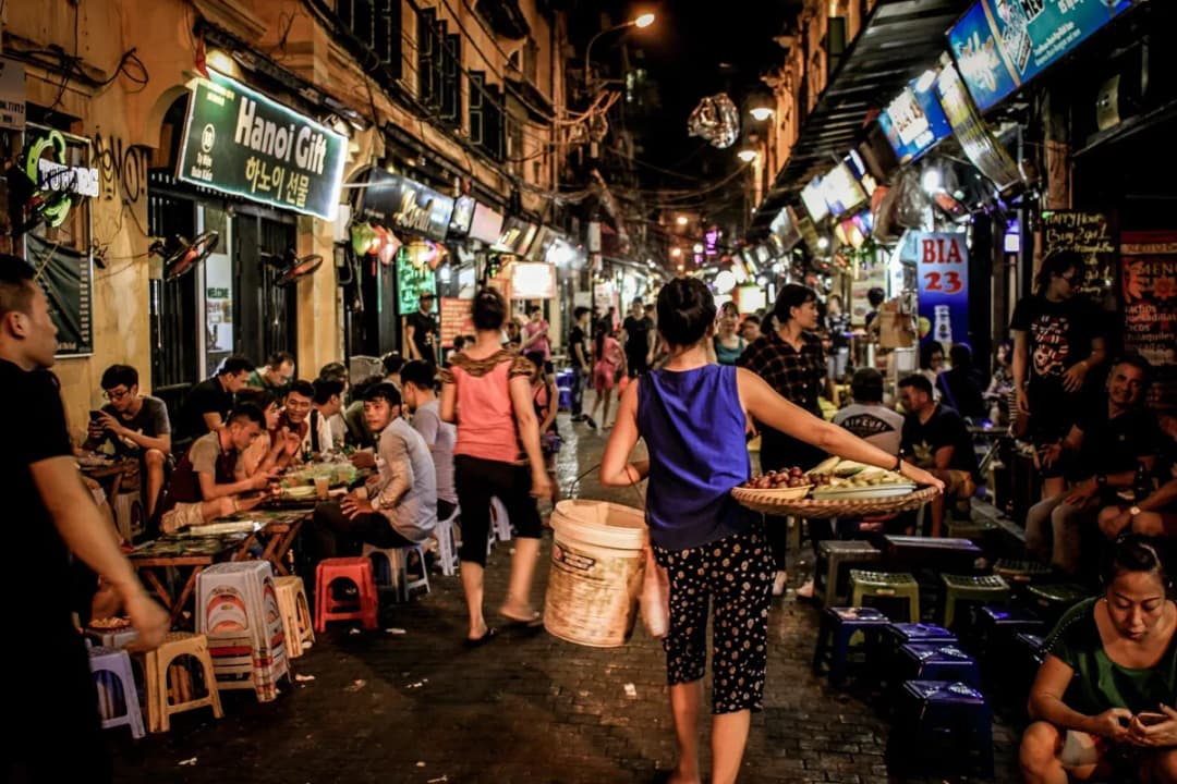 Street food at the night market