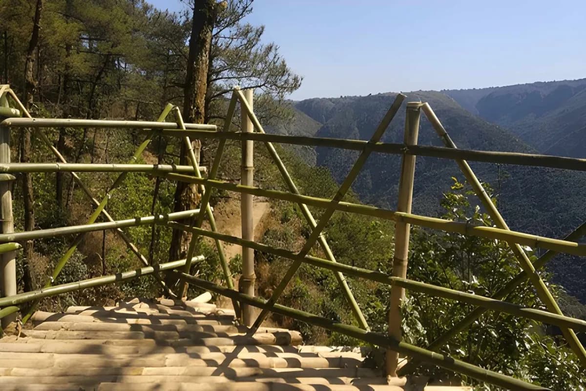 Mawryngkhang trek rest place