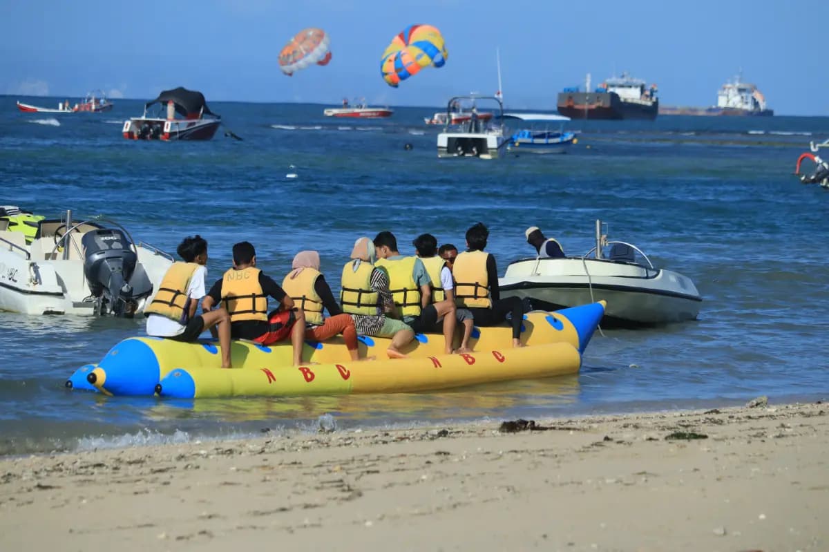 Beach view of Tanjung Benoa Beach