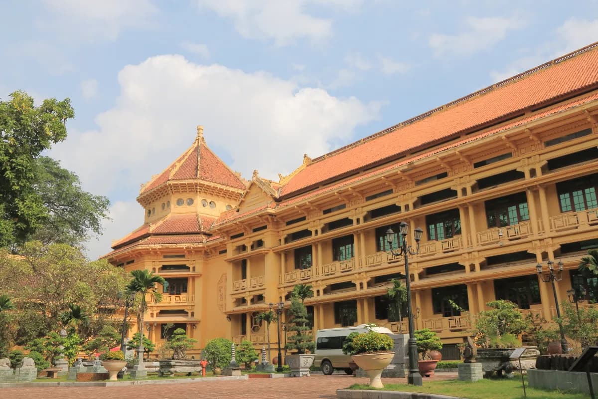 Sideview of National Museum of Vietnamese History