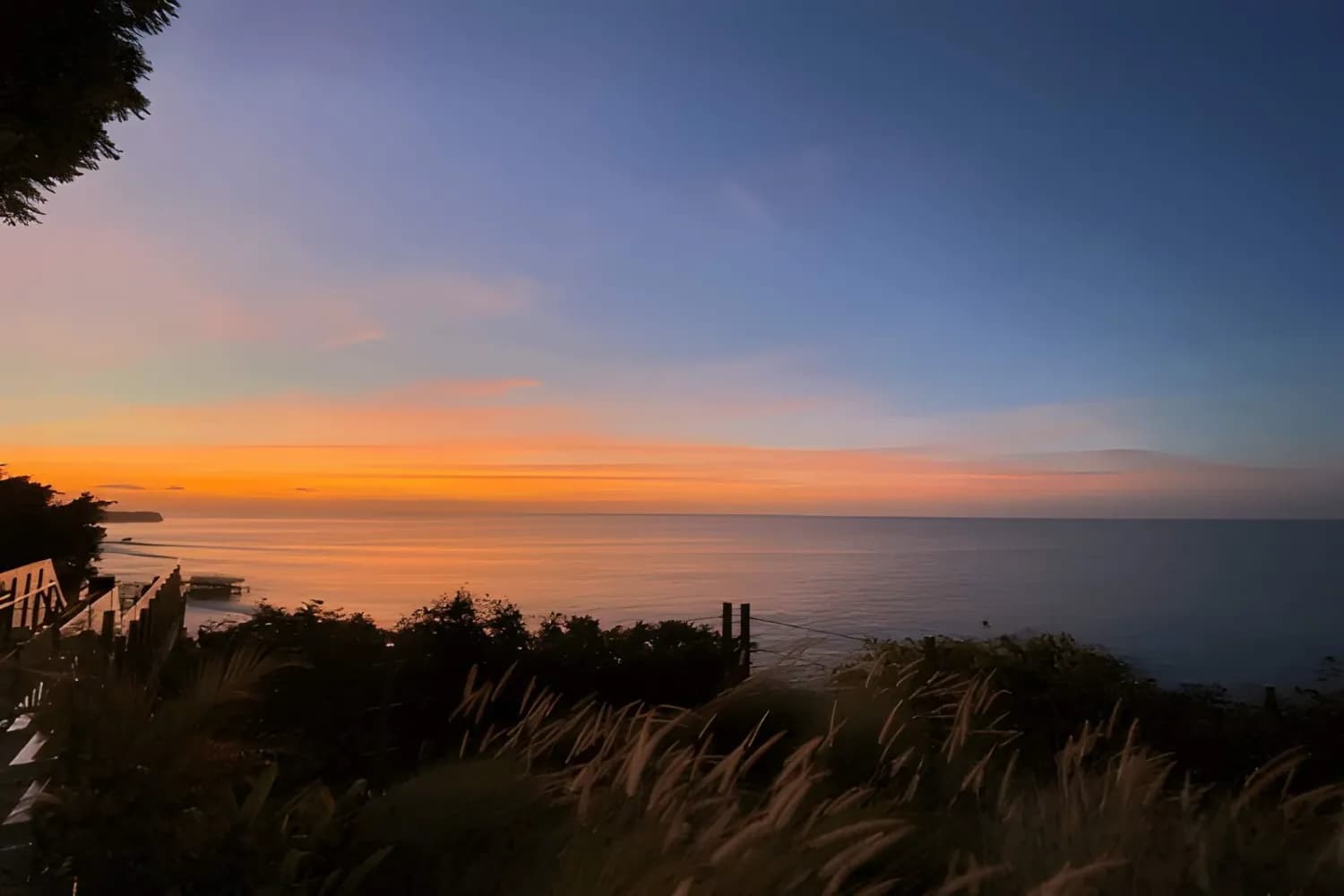 A beautiful sunset Uluwatu Bali