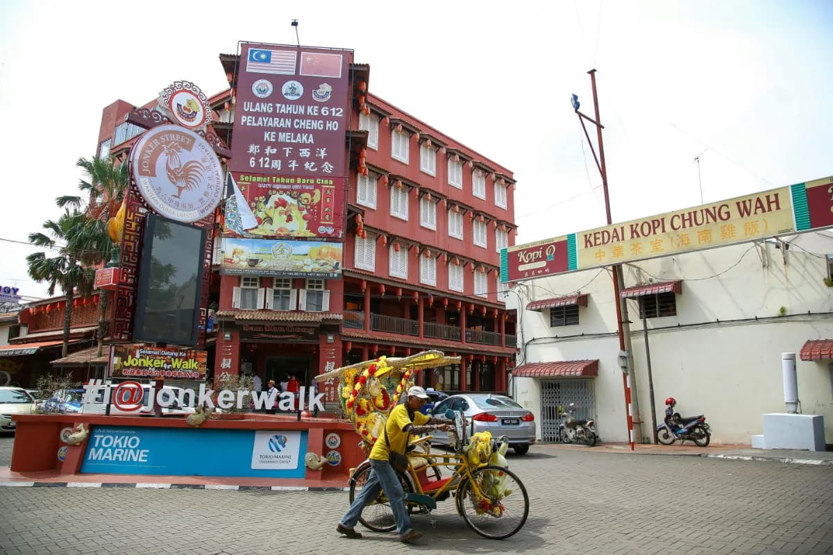 Trishaw Ride in Malaysia