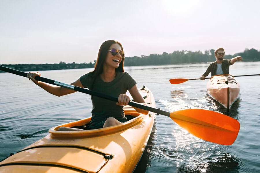 Kayak in Saigon River