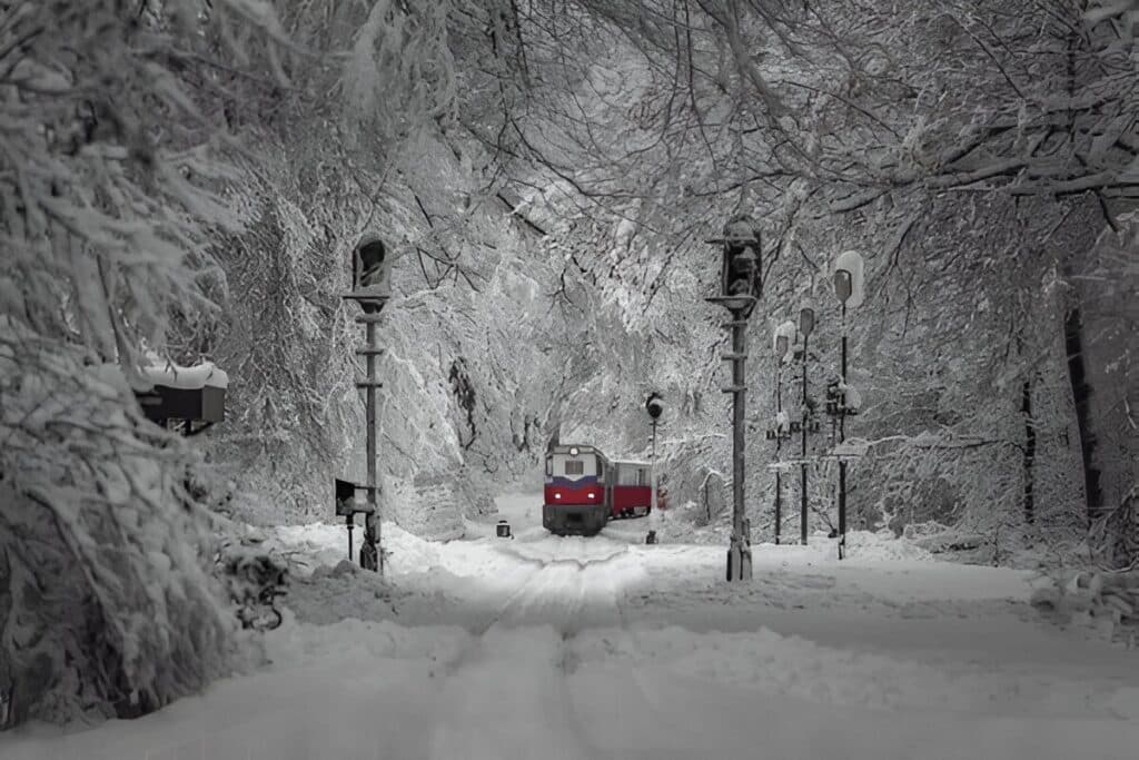 Winter Season in Budapest, Hungary