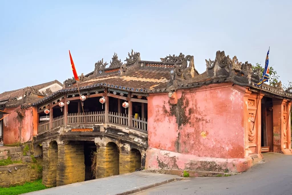 Stroll Across Japanese Covered Bridge